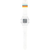 RELOJ PARA MUJER CASIO BABY-G BGD-10L-7DR -BLANCO