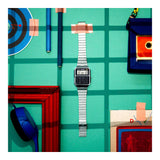 RELOJ CASIO VINTAGE CA-500WE-1ADF -PLATEADO
