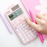 CALCULADORA CASIO ESCUELA Y UNIVERSIDAD FX-991LACW-PK-W-DT -ROSADA