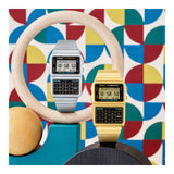 RELOJ CASIO VINTAGE DBC-611-1DF -DORADO