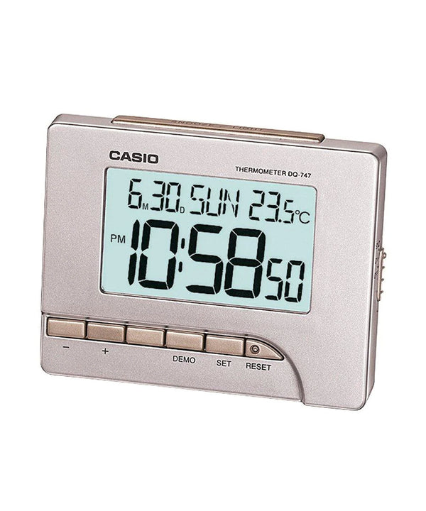 Casio Tq-218-2 Reloj despertador de viaje de sobremesa, color azul
