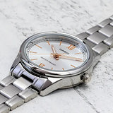 RELOJ PARA MUJER CASIO LTP-V005D-7B2UDF -BLANCO