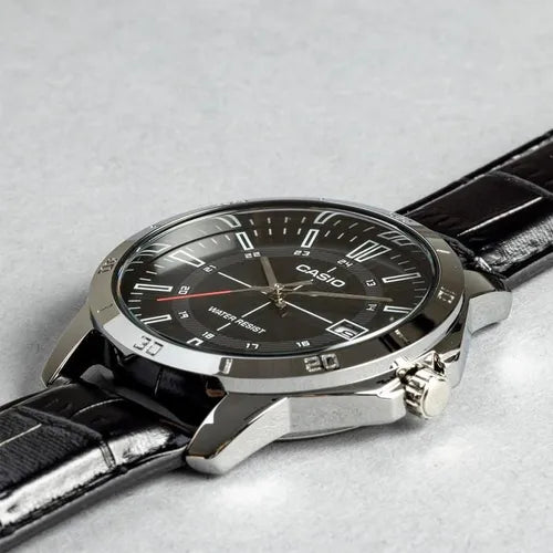 RELOJ PARA HOMBRE CASIO MTP-V004L-1CUDF -NEGRO - Tiendas Casio TITEC