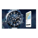 RELOJ PARA HOMBRE CASIO EDIFICE ECB-2200CB-2ADF -AZUL