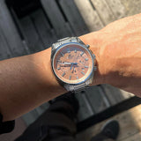 RELOJ PARA HOMBRE CASIO EDIFICE EFV-650D-4AVUDF -ROSADO