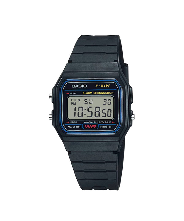 RELOJ CASO F-91W-1DG -NEGRO