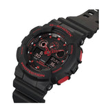 RELOJ CASIO G-SHOCK GA-100BNR-1ADR- NEGRO