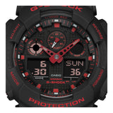 RELOJ CASIO G-SHOCK GA-100BNR-1ADR- NEGRO