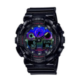RELOJ CASIO G-SHOCK GA-100RGB-1ADR- NEGRO