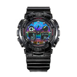 RELOJ CASIO G-SHOCK GA-100RGB-1ADR- NEGRO