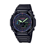 RELOJ CASIO G-SHOCK GA-2100RGB-1ADR- NEGRO