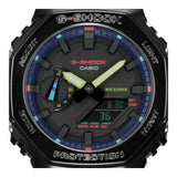 RELOJ CASIO G-SHOCK GA-2100RGB-1ADR- NEGRO