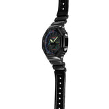RELOJ CASIO G-SHOCK GA-2100RGB-1ADR- NEGRO