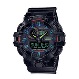RELOJ CASIO G-SHOCK GA-700RGB-1ADR- NEGRO
