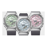 RELOJ PARA MUJER CASIO G-SHOCK  GM-S2110-4ADR -ROSADO