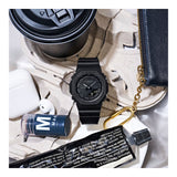 RELOJ PARA MUJER CASIO G-SHOCK  GMA-P2100BB-1ADR -NEGRO