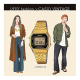 RELOJ CASIO VINTAGE LA680WGA-9BDF -DORADO