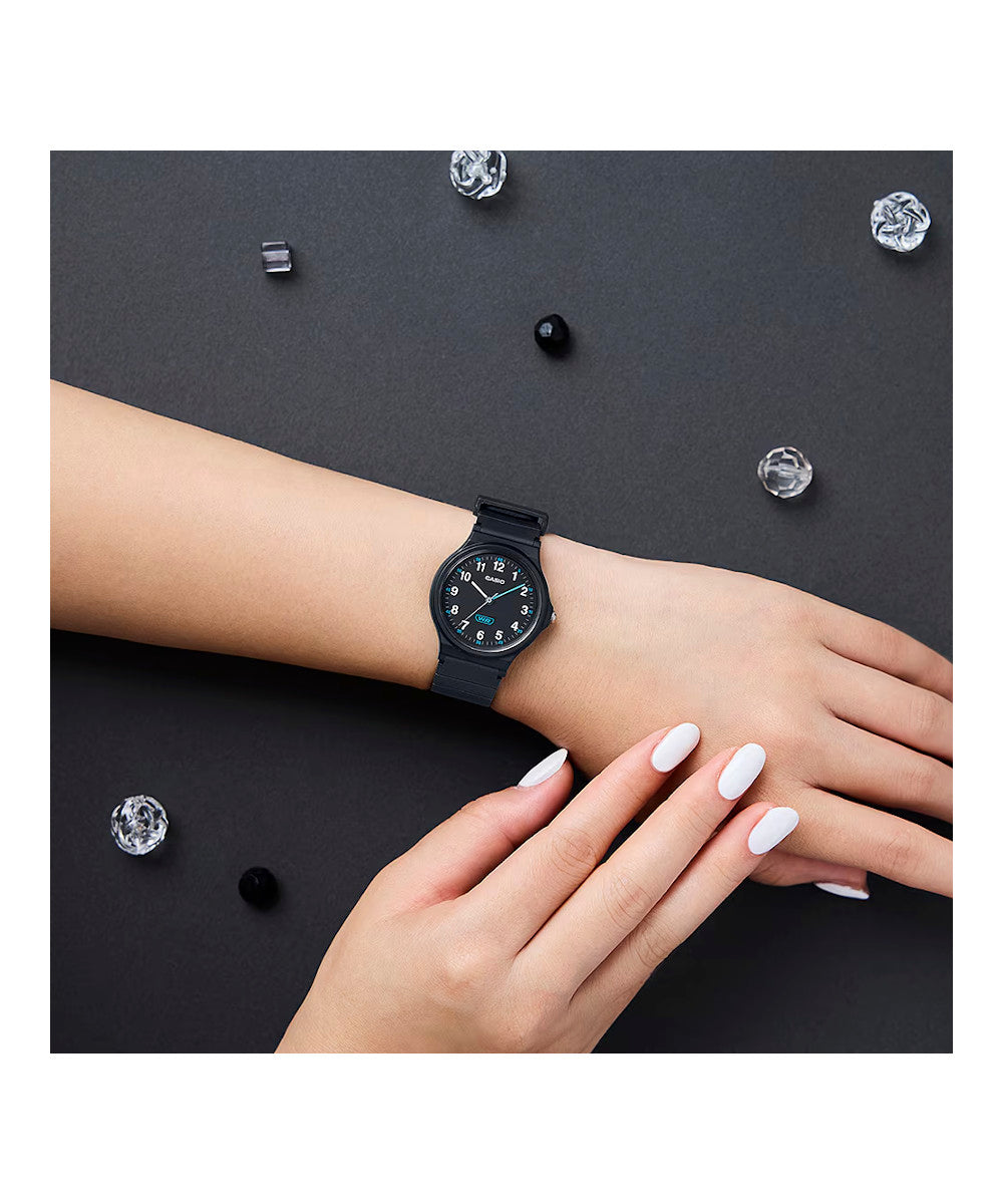 RELOJ PARA MUJER CASIO LQ-24B-1BDF -NEGRO - Tiendas Casio TITEC