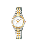RELOJ PARA MUJER CASIO LTP-1129G-7ARDF -BLANCO - Tiendas Casio TITEC