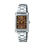 RELOJ PARA MUJER CASIO LTP-1234DD-5ADF -CAFÉ