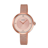 RELOJ PARA MUJER CASIO LTP-E154MPG-4ADF -ROSADO