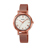 RELOJ PARA MUJER CASIO LTP-E411MR-7ADF -BLANCO