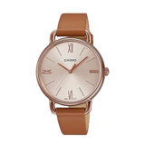 RELOJ PARA MUJER CASIO LTP-E414RL-5ADF -CAFÉ