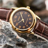 RELOJ PARA MUJER CASIO LTP-V001GL-1BUDF -CAFÉ - Tiendas Casio TITEC