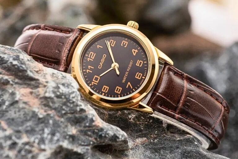 RELOJ PARA MUJER CASIO LTP-V001GL-1BUDF -CAFÉ - Tiendas Casio TITEC