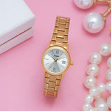 RELOJ PARA MUJER CASIO LTP-V007G-9EUDF -AMARILLO - Tiendas Casio TITEC