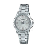 RELOJ PARA MUJER CASIO LTP-V004D-7B2UDF -PLATEADO