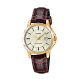 RELOJ PARA MUJER CASIO LTP-V004GL-9AUDF -AMARILLO