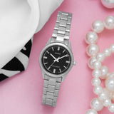 RELOJ PARA MUJER CASIO LTP-V005D-1AUDF -NEGRO