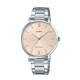 RELOJ PARA MUJER CASIO LTP-VT01D-4BUDF -ROSADO