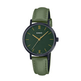 RELOJ PARA MUJER CASIO LTP-VT02BL-3AUDF -VERDE