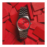 RELOJ PARA HOMBRE CASIO MTP-B145D-4A2VDF -ROJO