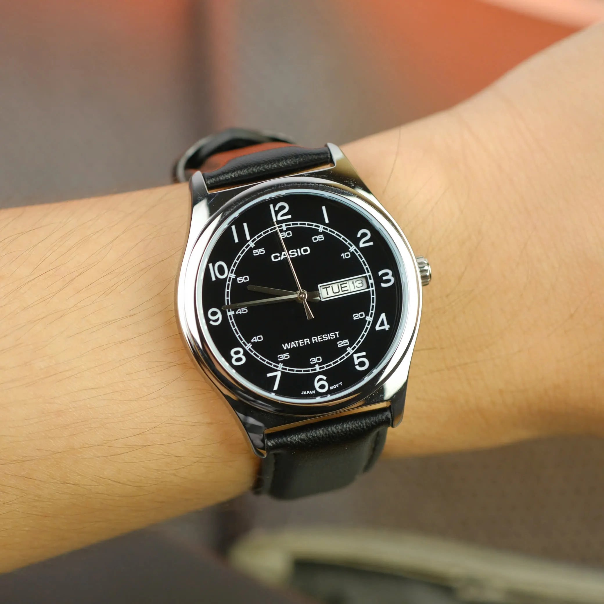 RELOJ PARA HOMBRE CASIO MTP-V006L-1B2UDF -NEGRO - Tiendas Casio TITEC