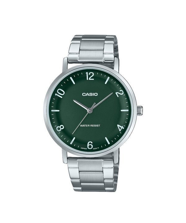 RELOJ PARA HOMBRE CASIO MTP-VT03D-3BDF -VERDE