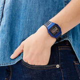 RELOJ CASIO F-91WM-2ADF -AZUL