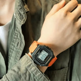 RELOJ CASIO W-218H-4B2VDF -NARANJADO