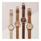 RELOJ PARA MUJER CASIO SHEEN SHE-3806GL-9AUDR -CAFÉ