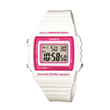 RELOJ CASIO W-215H-7A2VDF -BLANCO