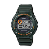 RELOJ CASIO W-216H-3BVDF -VERDE