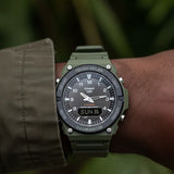 RELOJ PARA HOMBRE CASIO AQ-S820W-3BVDF - VERDE