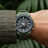 RELOJ PARA HOMBRE CASIO AQ-S820W-3BVDF - VERDE