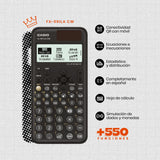 CALCULADORA CASIO ESCUELA Y UNIVERSIDAD FX-991LACW-W-DT -NEGRA