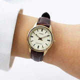 RELOJ PARA MUJER CASIO LTP-V005GL-9AUDF -AMARILLO