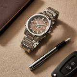 RELOJ PARA HOMBRE CASIO EDIFICE EQB-1300D-5ADF - CAFÉ