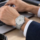 RELOJ PARA HOMBRE CASIO EDIFICE EFK-110D-7ADR  - PLATEADO