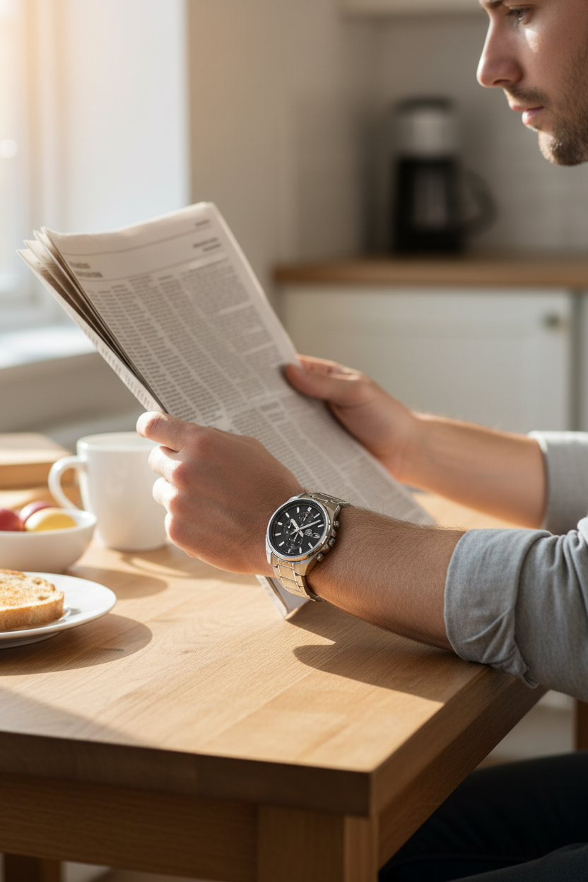 Reloj Casio Edifice EFV-610D-1AVUDF lifestyle periódico